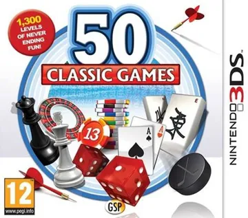 50 Classic Games (Europe) (En,Fr,It,Es) box cover front